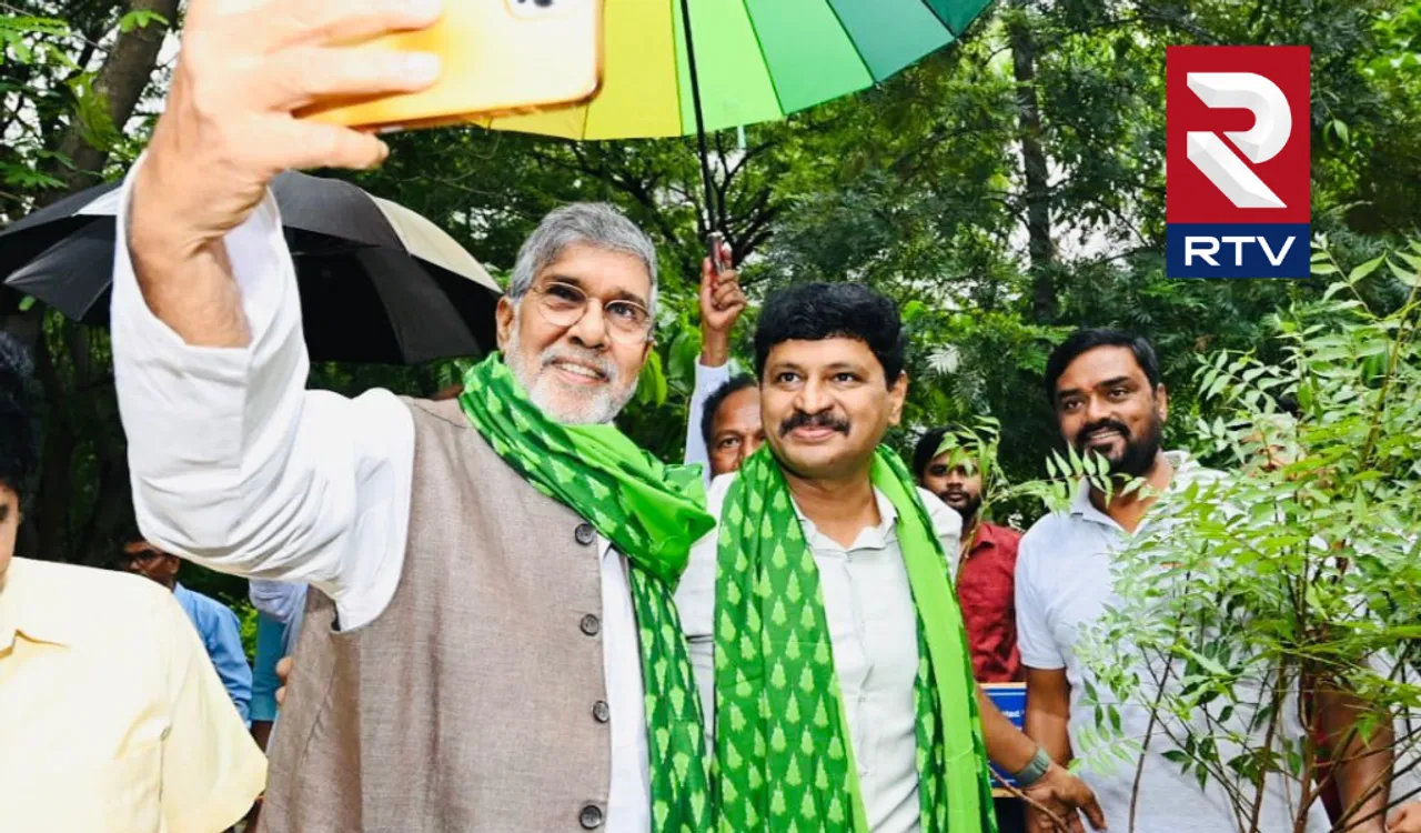Green India Challenge:గ్రీన్ఇండియా ఛాలెంజ్‌లో పాల్గొన్న నోబెల్ శాంతి బహుమతి గ్రహీత: కైలాష్ సత్యార్ధి
