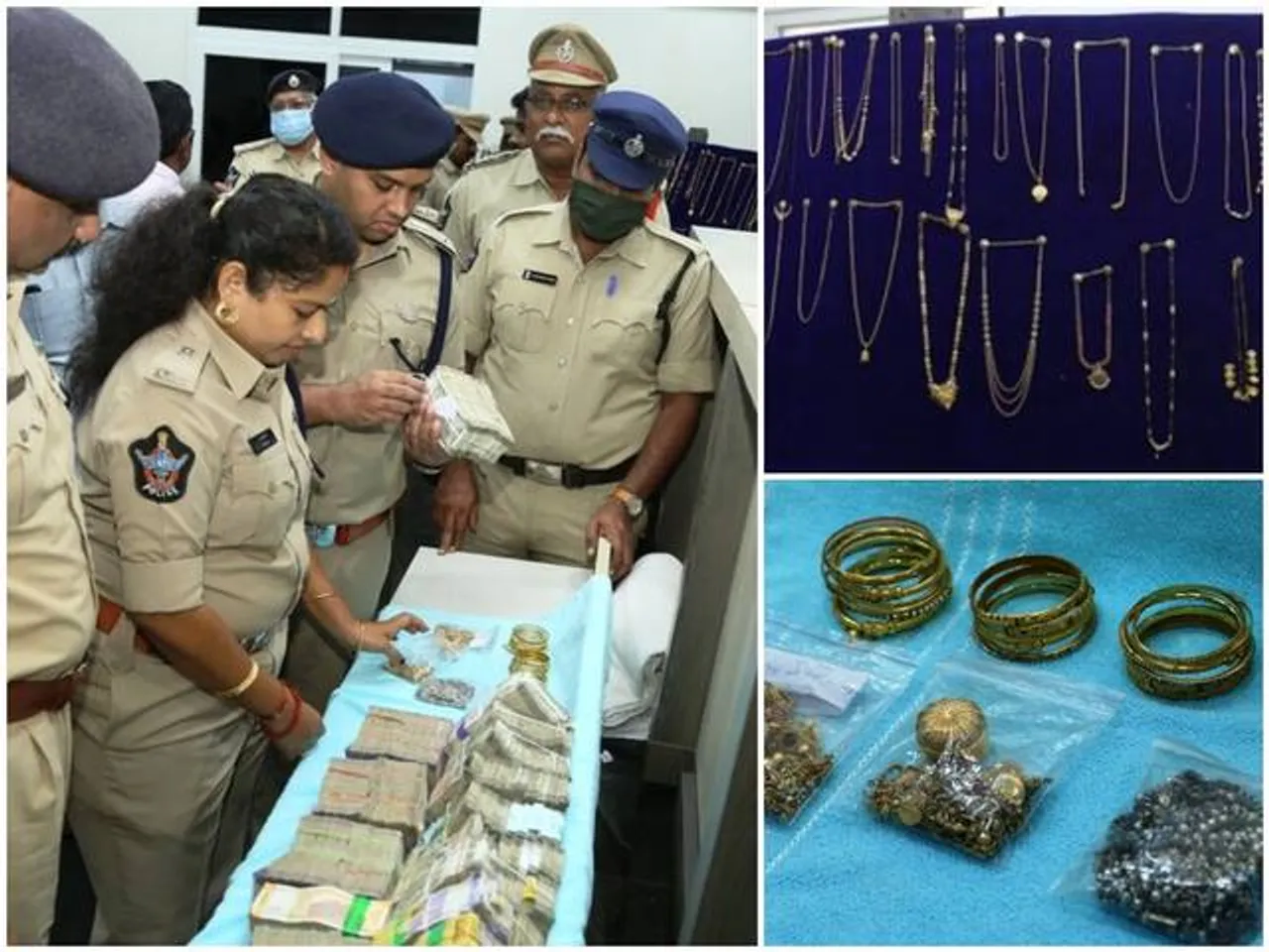 వరస దొంగనాల కేసును చేధించిన పోలీసులు