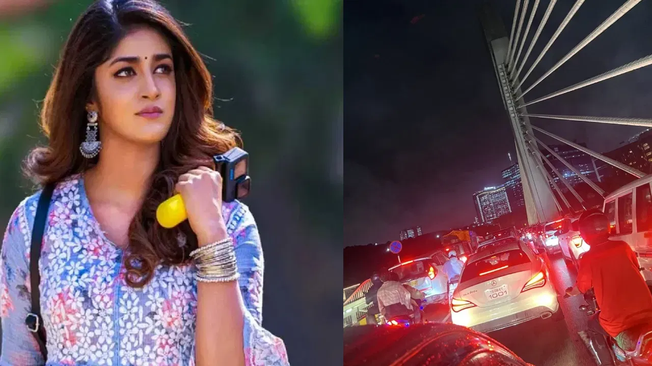 మాకేమైనా పెట్రోల్‌ ఫ్రీగా వస్తుందా ?.. ట్రాఫిక్‌ డీసీపీని మరోసారి టార్గెట్‌ చేసిన హీరోయిన్