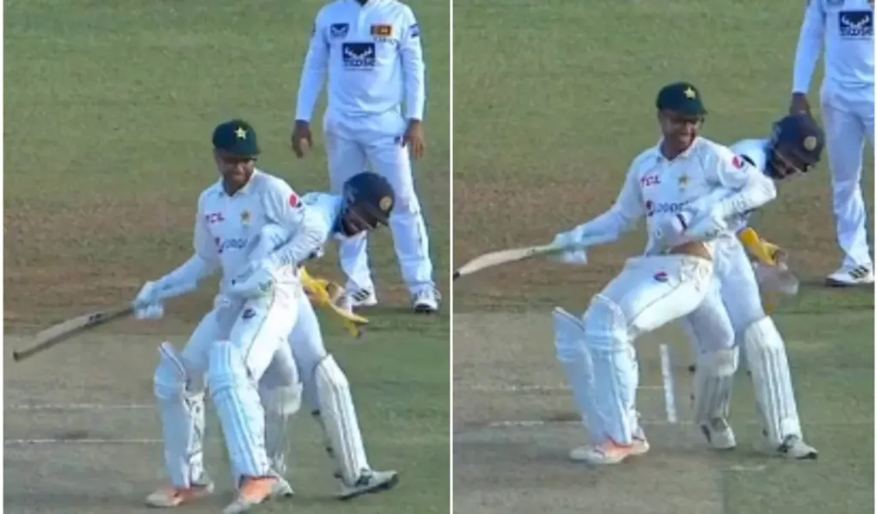 SL vs PAK Test: సరదా ఘటన.. క్యాచ్ పట్టేందుకు కీపర్ ఇలా.. దొరక్కుండా బ్యాటర్ అలా