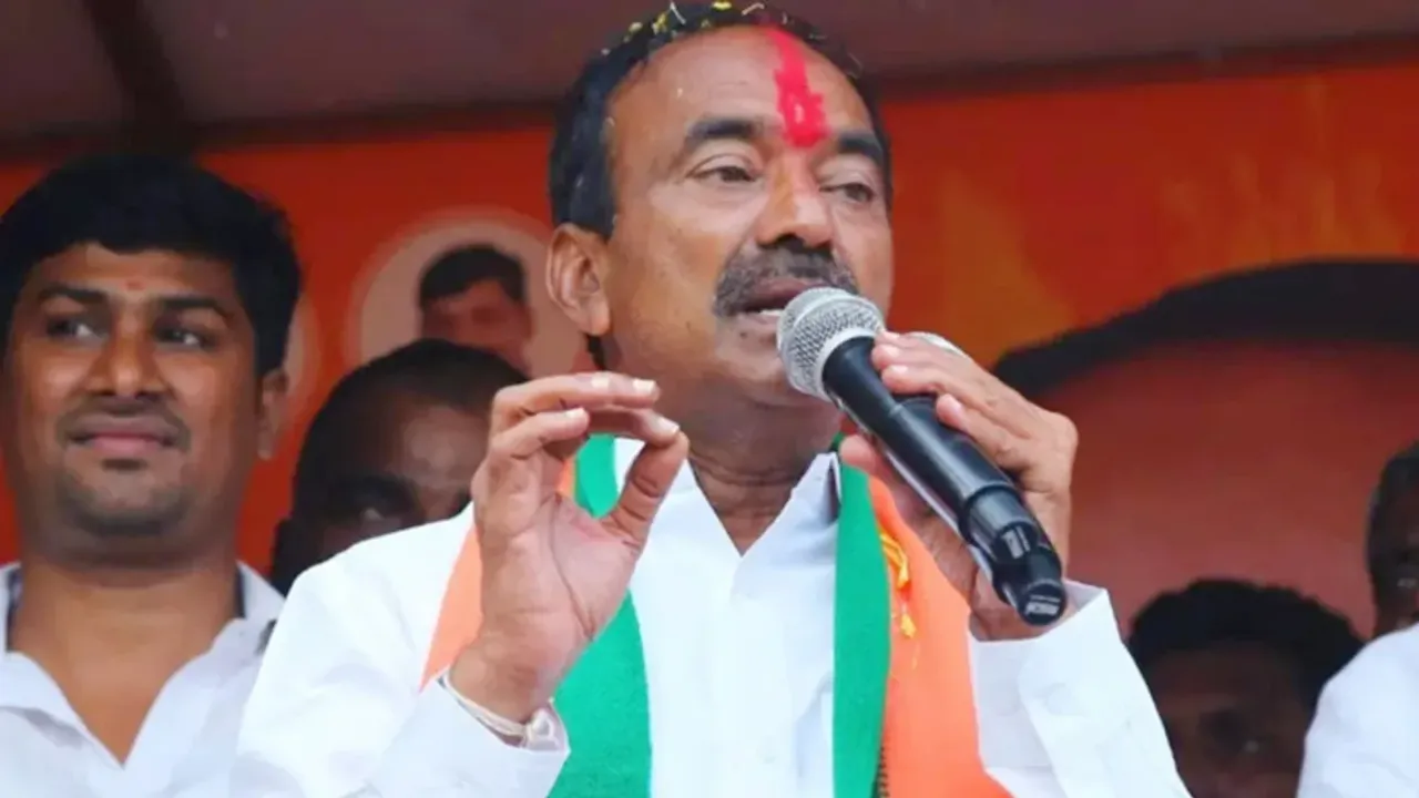 వరంగల్ లో ఈటల ప్రచారం-LIVE