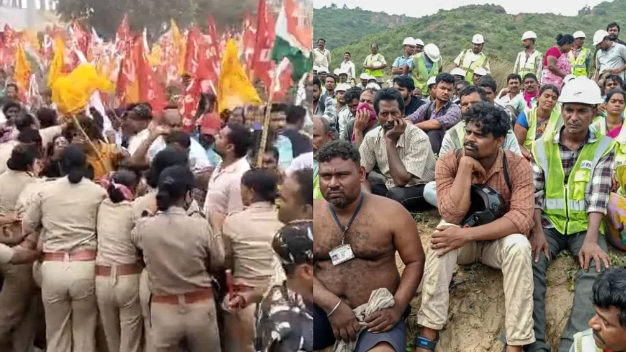 Gangavaram port: గంగవరం పోర్టు కార్మికులతో చర్చలు సఫలం.. వీధిలోకి వెళ్లడానికి అంగీకరించిన కార్మికులు!