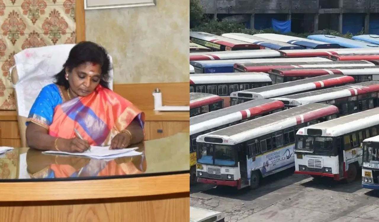 ఆర్టీసీ బిల్లులో ఆ అంశాలేవి.. కేసీఆర్ సర్కార్ ను క్లారిటీ అడిగిన గవర్నర్ తమిళి సై!!