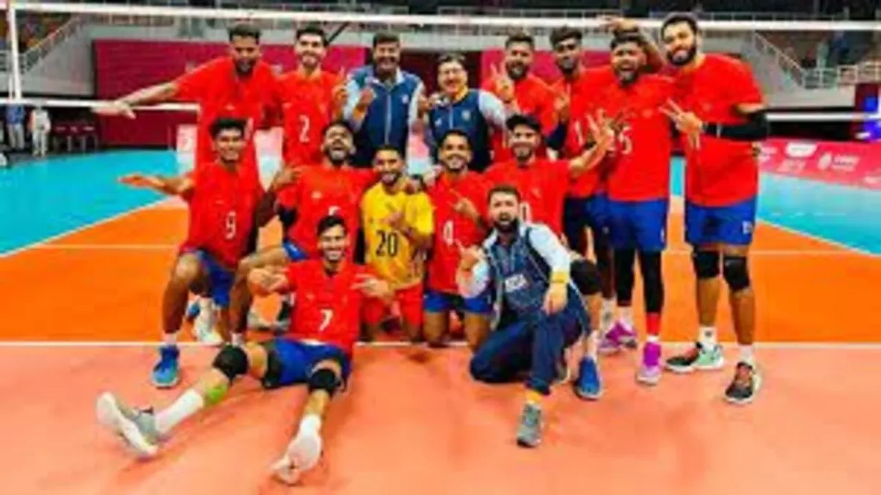 Asian Games 2023: భారత వాలీబాల్ జట్టు అద్భుత విజయం..దక్షిణ కొరియాను చిత్తుగా ఓడించిన భారత్..!!