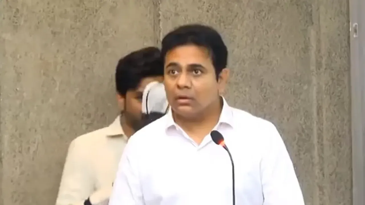 Hyderabad: ప్రసంగం మధ్యలో కేటీఆర్ ఫోన్ కు ఎమర్జెన్సీ అలర్ట్.. మంత్రి ఏం చేశారంటే?