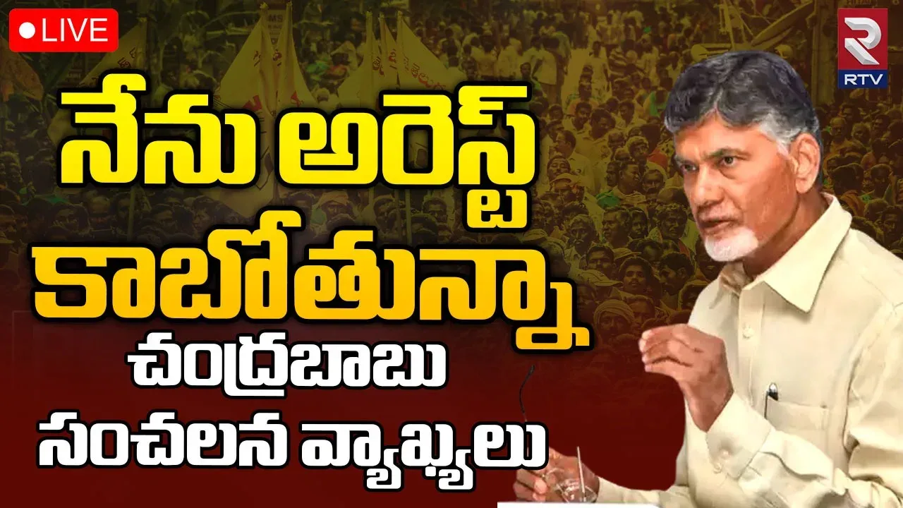 Chandrababu: నన్ను అరెస్ట్ చేస్తారు: చంద్రబాబు సంచలన వ్యాఖ్యలు