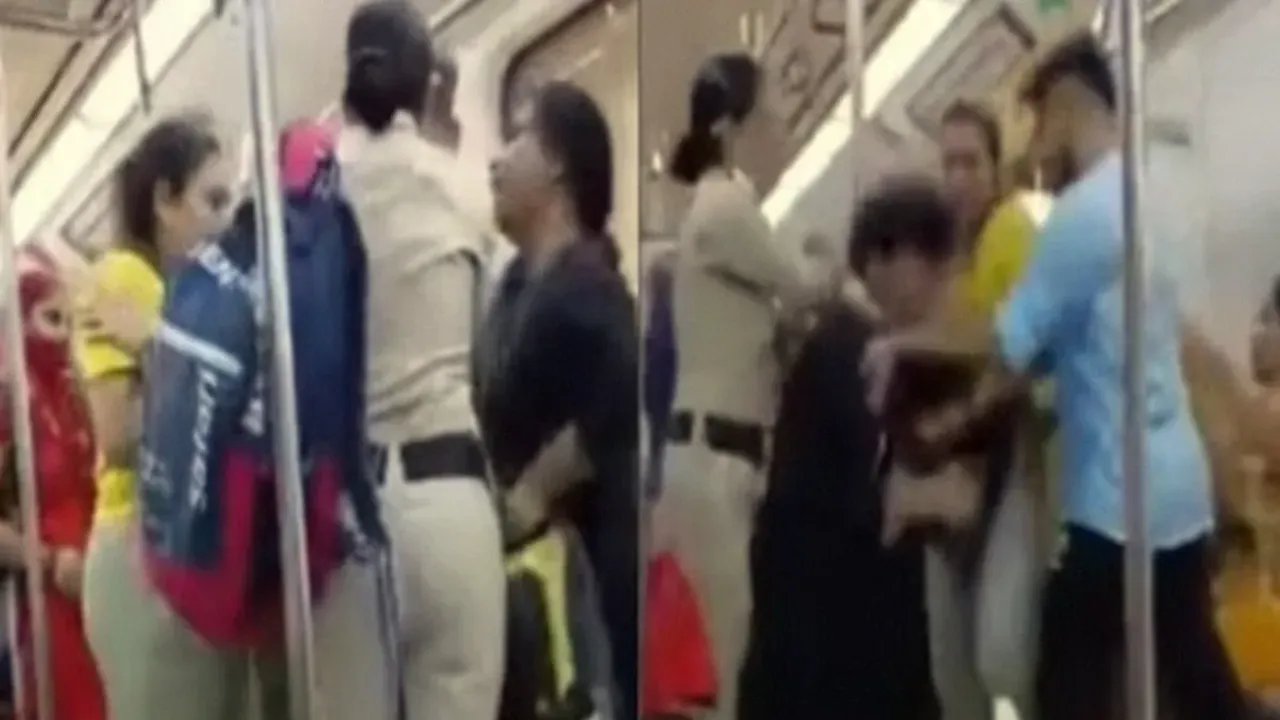 Delhi Metro: ఢిల్లీ మెట్రోలో ఘోరంగా కొట్టుకున్న మహిళలు