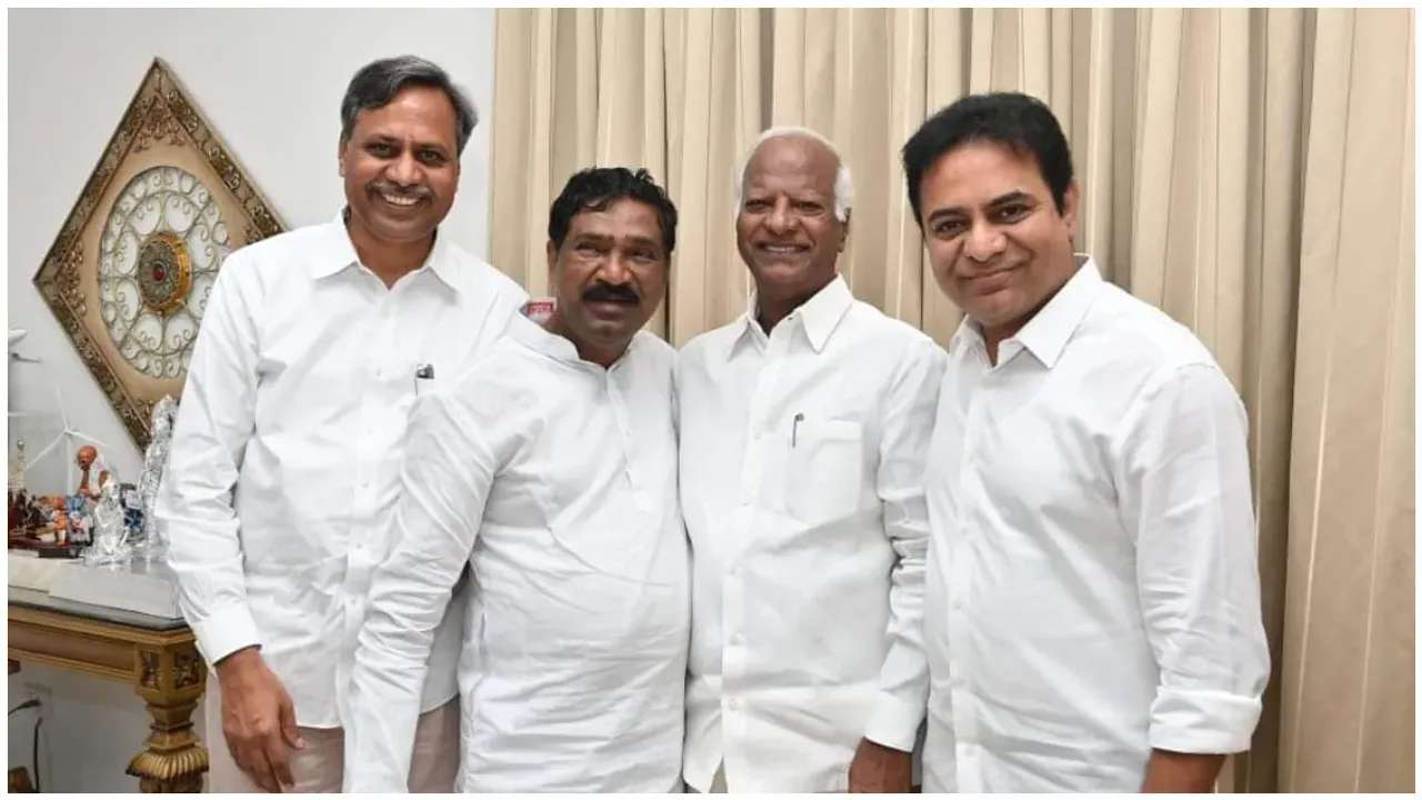 BRS Party: కడియం శ్రీహరికి జైకొట్టిన రాజయ్య.. కేటీఆర్ సమక్షంలో సయోధ్య.. వివరాలివే!