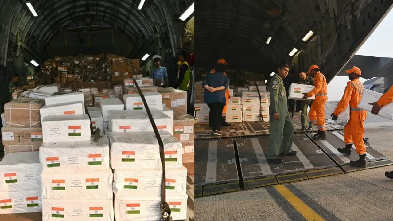 India: యుద్ధ వాతావరణంలో నష్టపోయిన పాలస్తీనియన్లు.. భారత్ మానవతా సాయం..