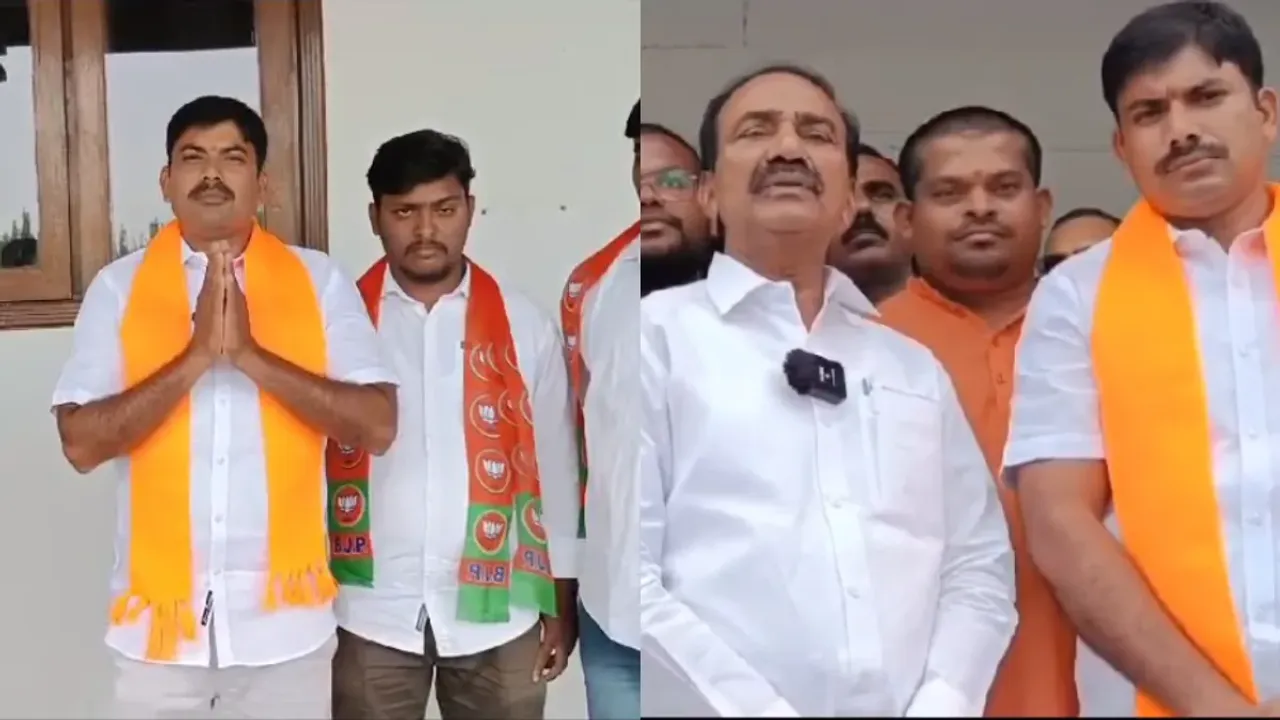 Telangana News: తెలంగాణ బీజేపీలో భారీగా చేరికలు..ప్రభుత్వ ఉద్యోగాలు వదిలేసి కాషాయ కండువాలు