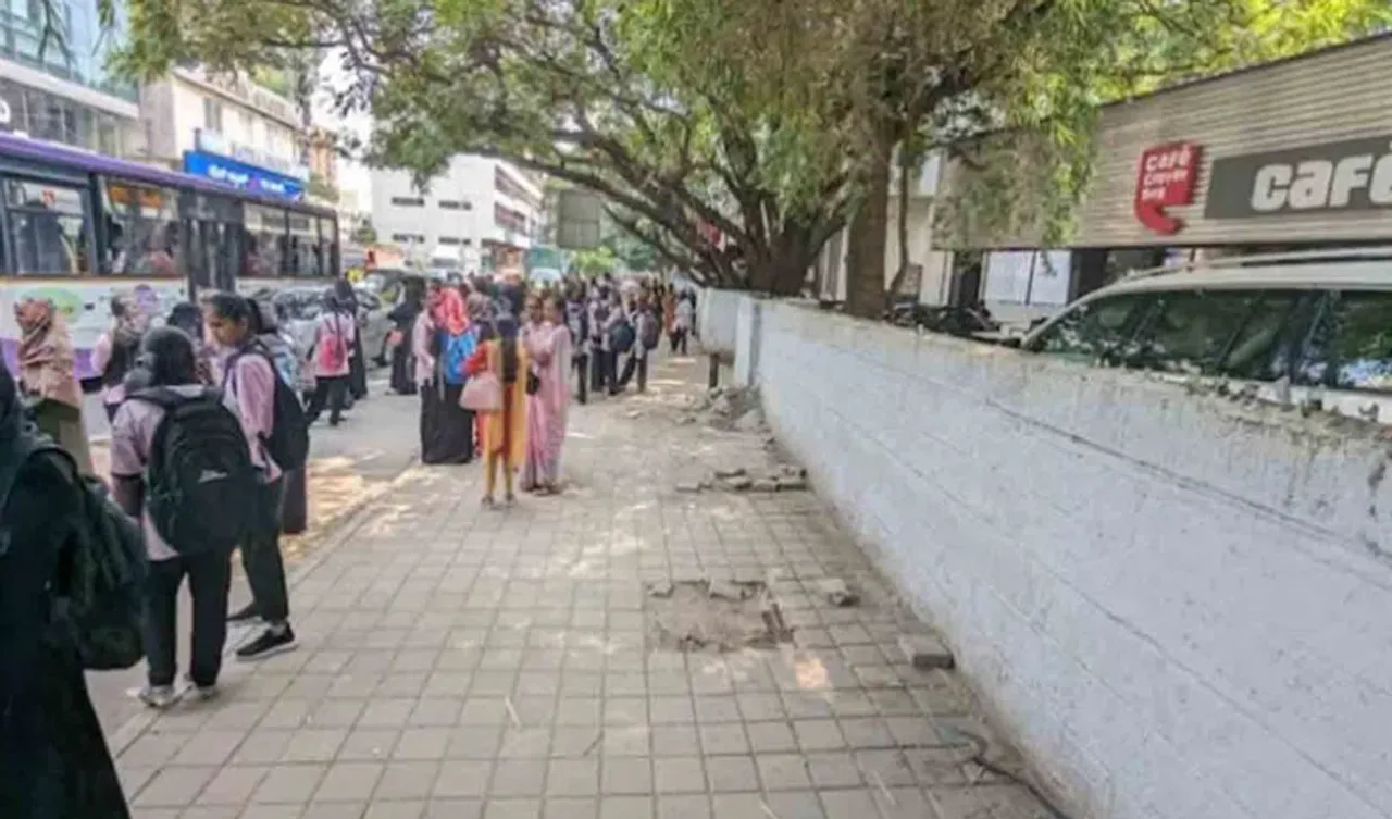 Bus stop chori: అసెంబ్లీకి దగ్గరలో ఉన్న బస్‌ స్టాప్‌ చోరీ..ఎలా ఎత్తుకెళ్లారో తెలుసా?
