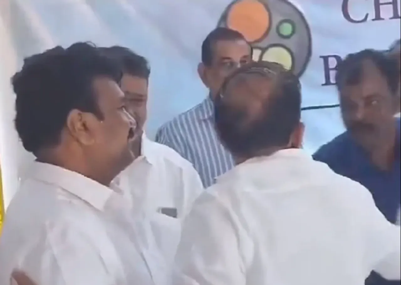 Home Minister: సెక్యూరిటీ సిబ్బందిని చెంప పై కొట్టిన హోంమంత్రి!