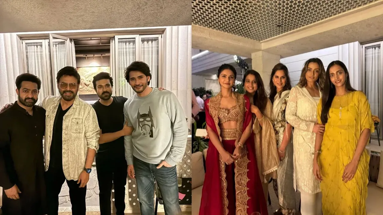 Ram Charan- Upasana: రాంచరణ్ ఇంట్లో  దీపావళి సంబరాలు.. హాజరైన మహేష్, ఎన్టీఆర్, వెంకటేష్..