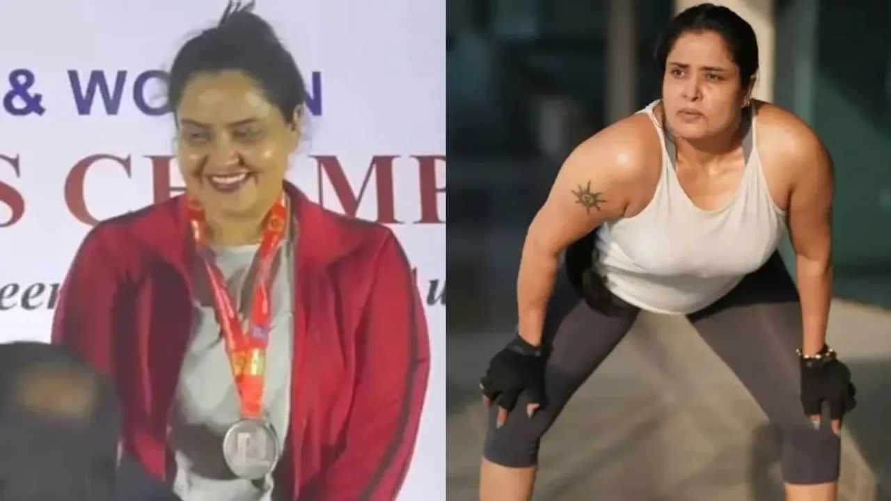 Actress Pragathi: నటి ప్రగతికి పవర్ లిఫ్టింగ్ చాంపియన్ షిప్ లో కాంస్యం