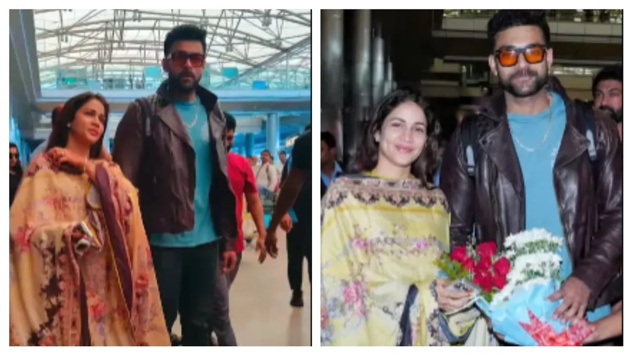 Varun Tej- Lavanya: హైదరాబాద్ ఎయిర్ పోర్ట్ లో మెగా కపుల్.. వీడియో వైరల్..!