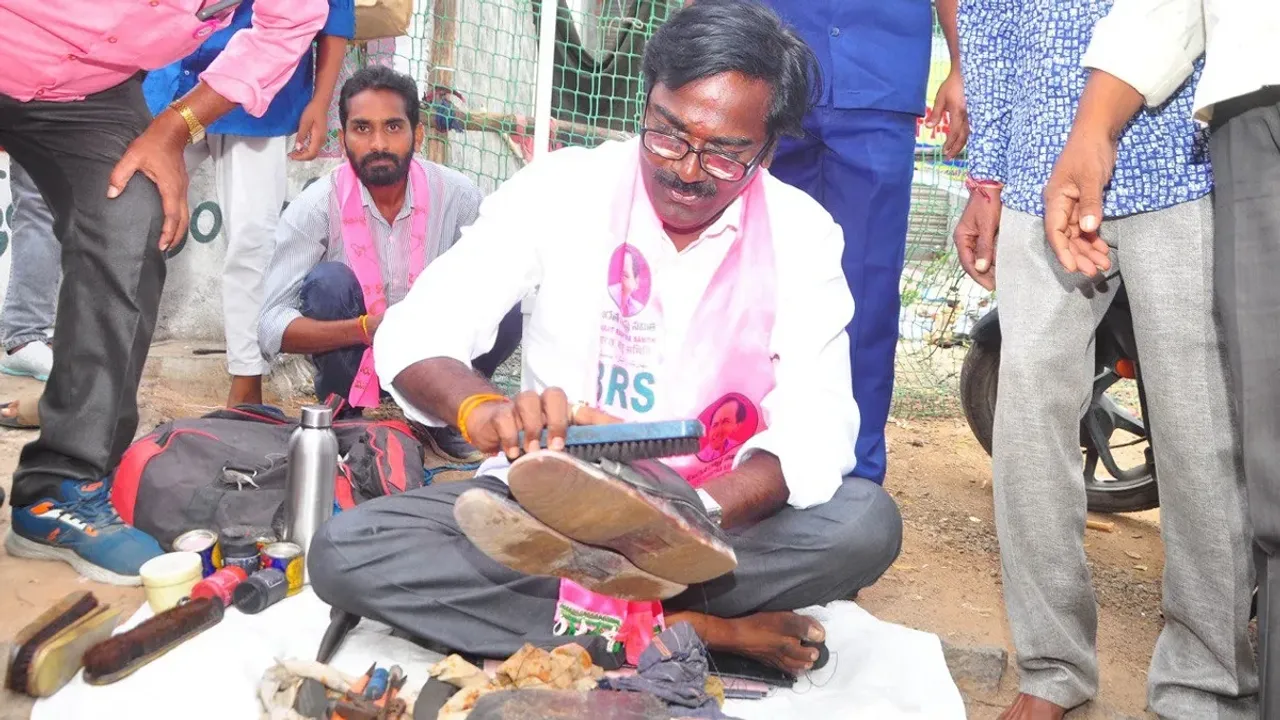 Telangana: పువ్వాడా మజాకా.. మార్క్ ప్రచారంతో హోరెత్తిస్తున్న మంత్రి.. ఫోటోలు వైరల్..