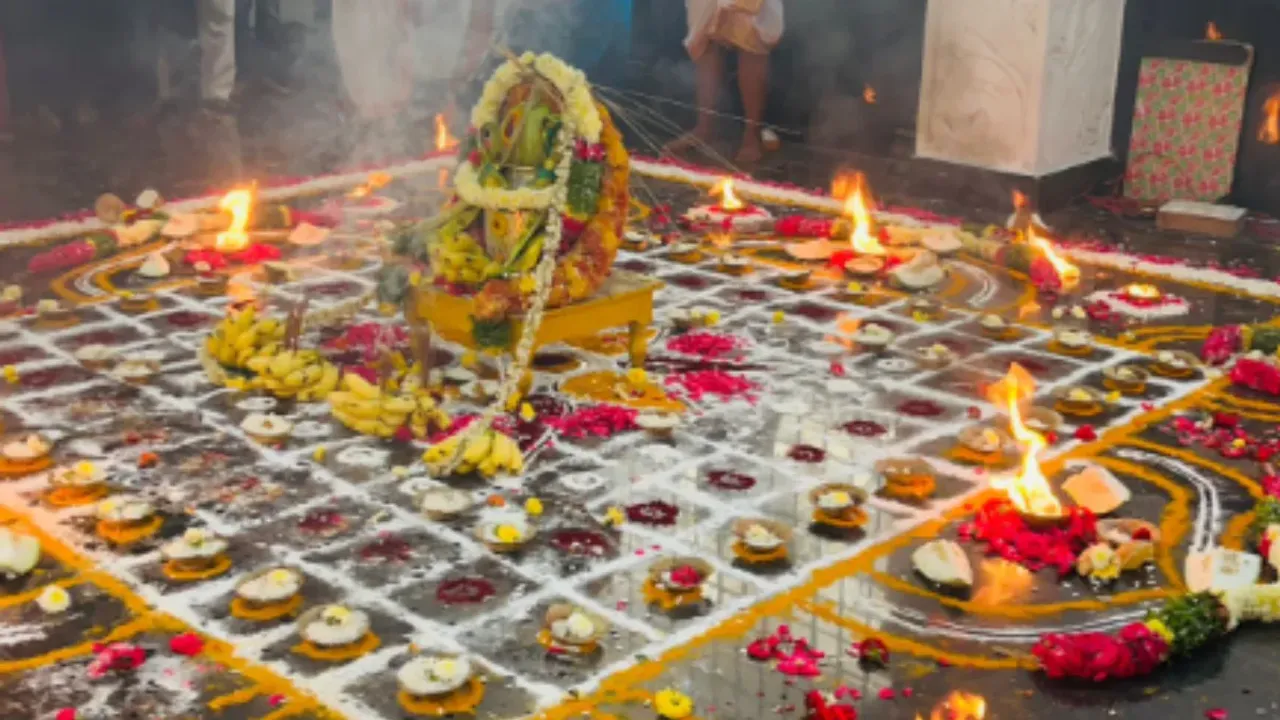 Hyderabad: వైభవంగా అయ్యప్ప స్వామి కుంభాభిషేక మహోత్సవం