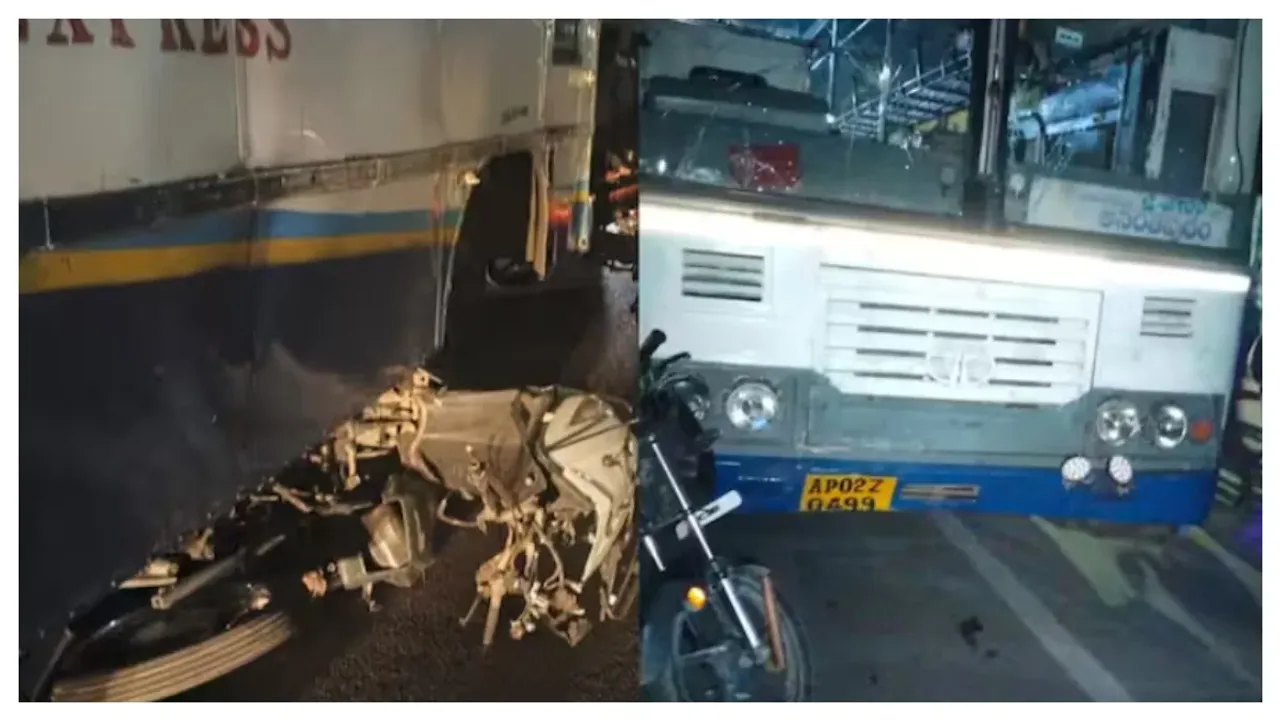 Accident:అనంతపురంలో బస్ బ్రేక్ ఫెయిల్..ఒకరు మృతి