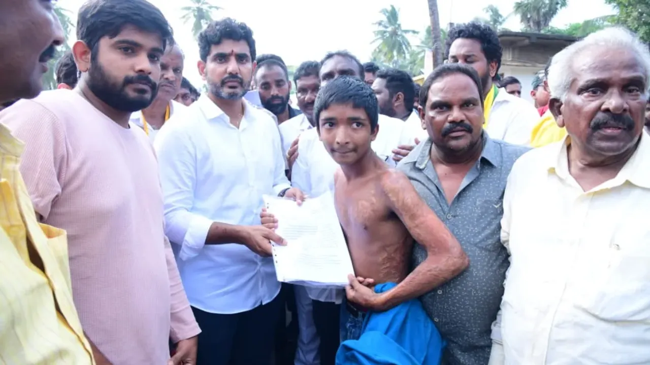 లోకేష్‌కు వినతిపత్రం సమర్పించిన గెయిల్ బాధితులు.!