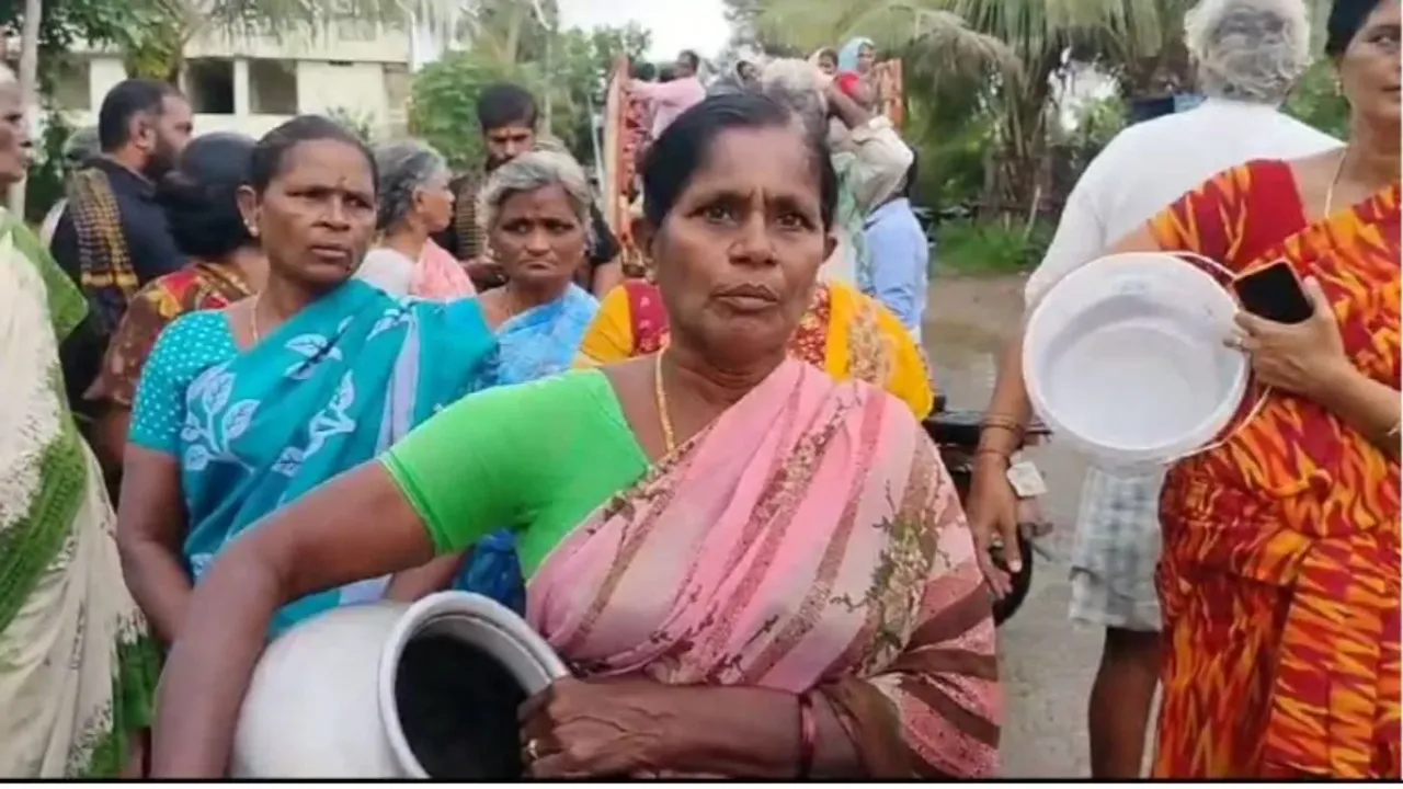 గుక్కెడు మంచినీరు కోసం రోడ్డెక్కిన గ్రామస్ధులు..!