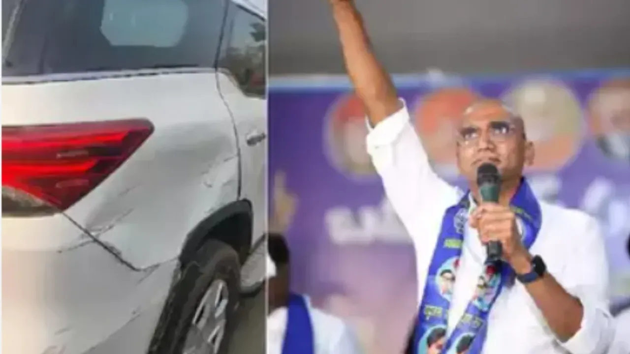 ఆర్ఎస్‌ ప్రవీణ్‌ కుమార్ కు తప్పిన ప్రమాదం.. ఆయన కారును ఢీకొట్టిన లారీ!