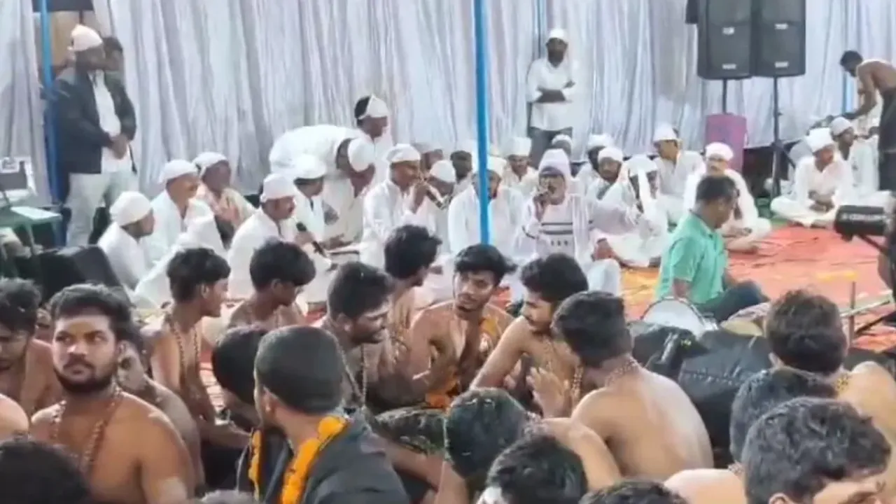 Bhadradri Kothagudem: కులమతాలకతీతంగా దర్గాలో అయ్యప్ప పడిపూజ!