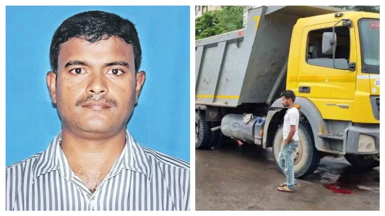 ఒంగోలులో ఇసుక టిప్పర్ బీభత్సం.. ముక్కలు ముక్కలైన లెక్చరర్