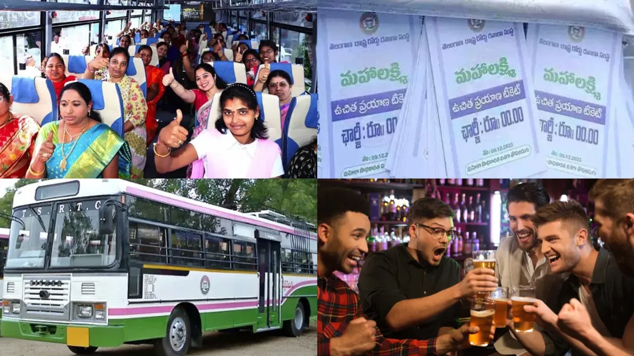 బస్సు ఫ్రీ అని భార్యలు ఊర్లు తిరిగితే.. భర్తలంతా బార్లకే.. ఫన్నీ మీమ్స్ వైరల్