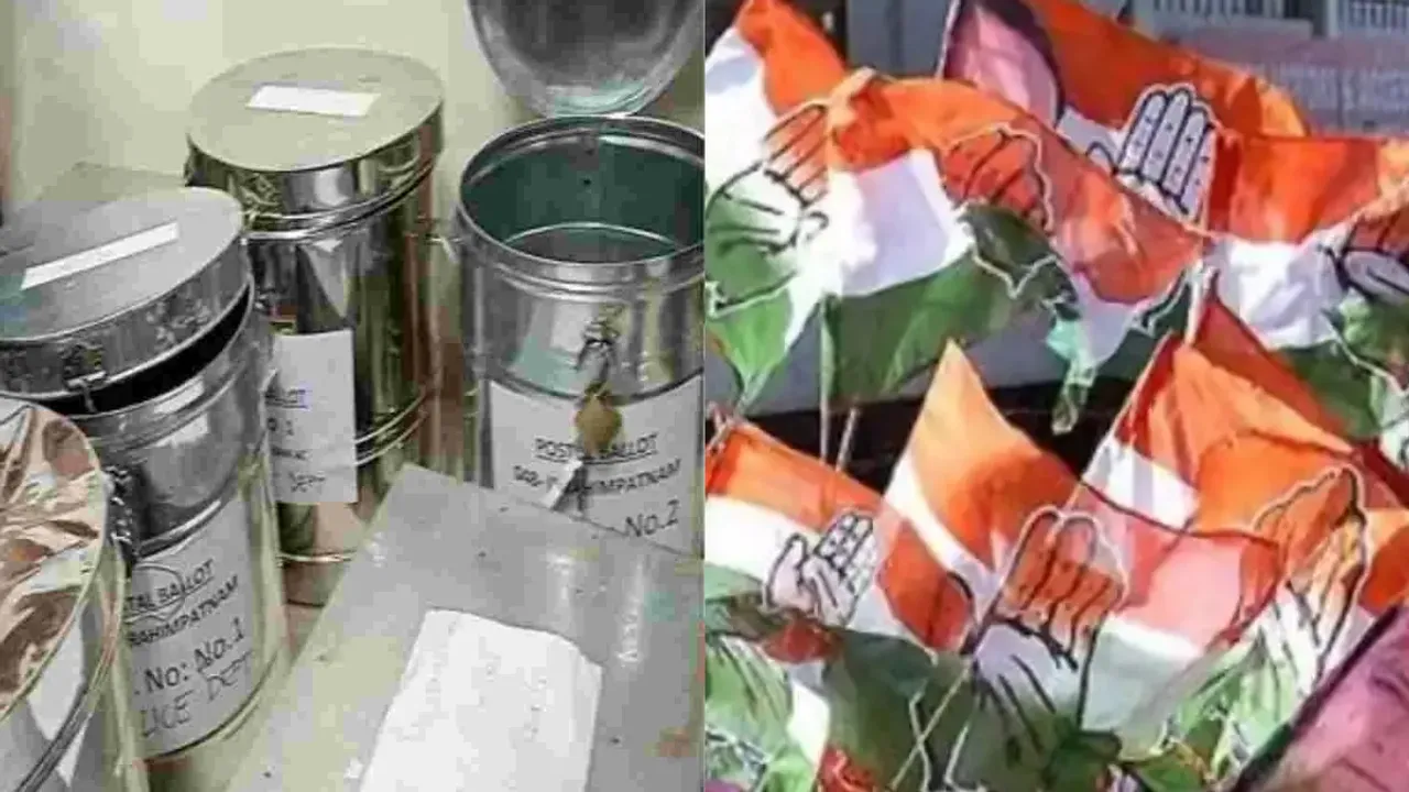 TS Elections: పోస్టల్ బ్యాలెట్ కు సీల్ ఎందుకు లేదు!.. ఇబ్రహీంపట్నంలో కాంగ్రెస్ ఆందోళన