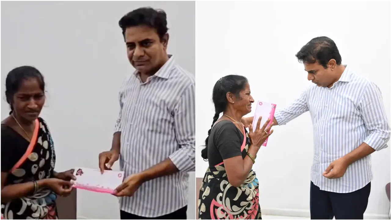 KTR: నిరుపేద విద్యార్థిని చదువుకు కేటీఆర్‌ సాయం
