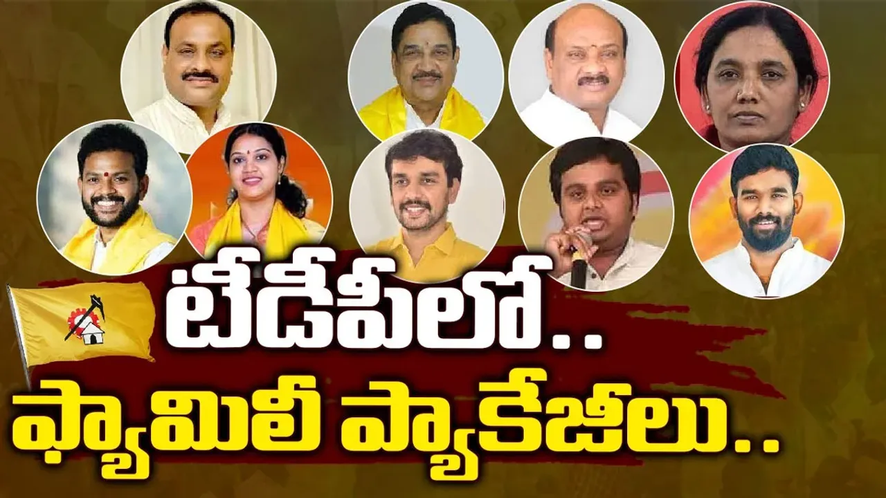 TDP: టీడీపీలో ఫ్యామిలీ ప్యాకేజీ.. టికెట్ల కోసం నేతల పట్టు..