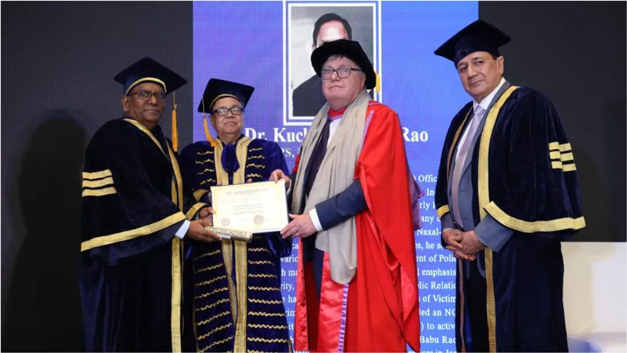 Doctorate to Babu Rao: రిటైర్డ్ డీజీపీ బాబూరావుకు గౌరవ డాక్టరేట్!