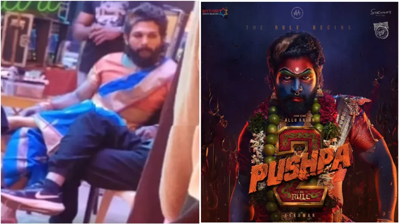 Pushpa 2: చీరలో అల్లు అర్జున్.. పుష్ప 2 నుంచి లీకైన ఫొటో