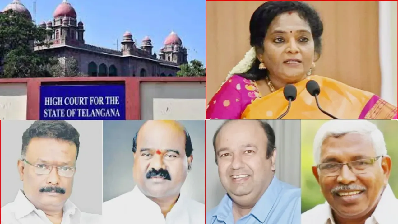 గవర్నర్‌ కోటా ఎమ్మెల్సీల ప్రమాణస్వీకారానికి హైకోర్టు బ్రేక్