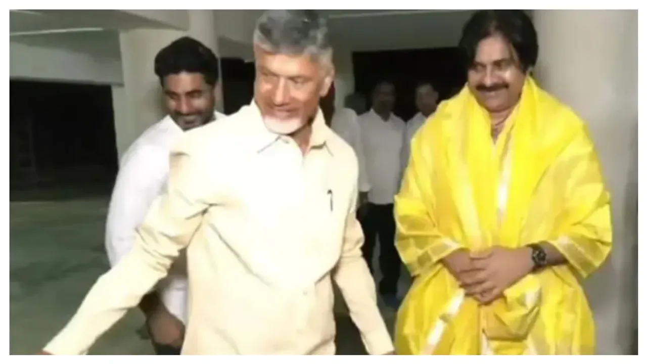 TDP-Janasena : చంద్రబాబు-పవన్ కల్యాణ్ భేటీ..సీట్ల సర్దుబాటుపై చర్చ