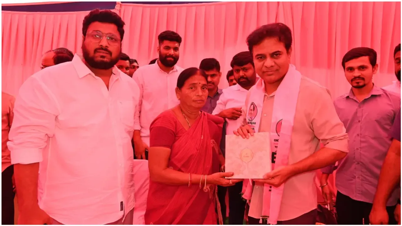 కేటీఆర్ ను కలిసిన శంకరమ్మ