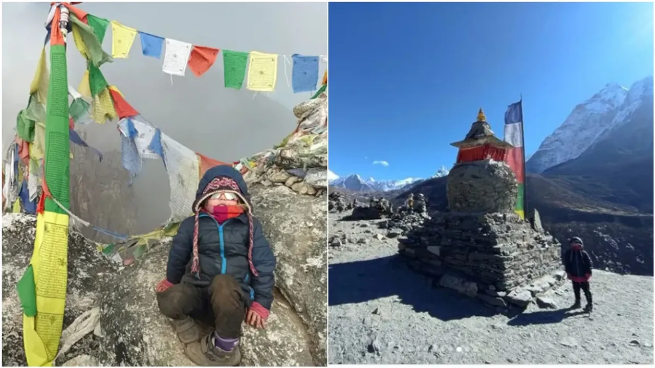 Mount Everest : వయసుకు మించిన సాహసం.. ఎవరెస్ట్‌ ఎక్కేసిన నాలుగేళ్ల చిన్నారి