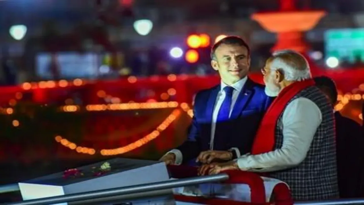 Emmanuel Macron : మోదీతో కలిసి" చాయ్" తాగడం మర్చిపోలేను ..!!