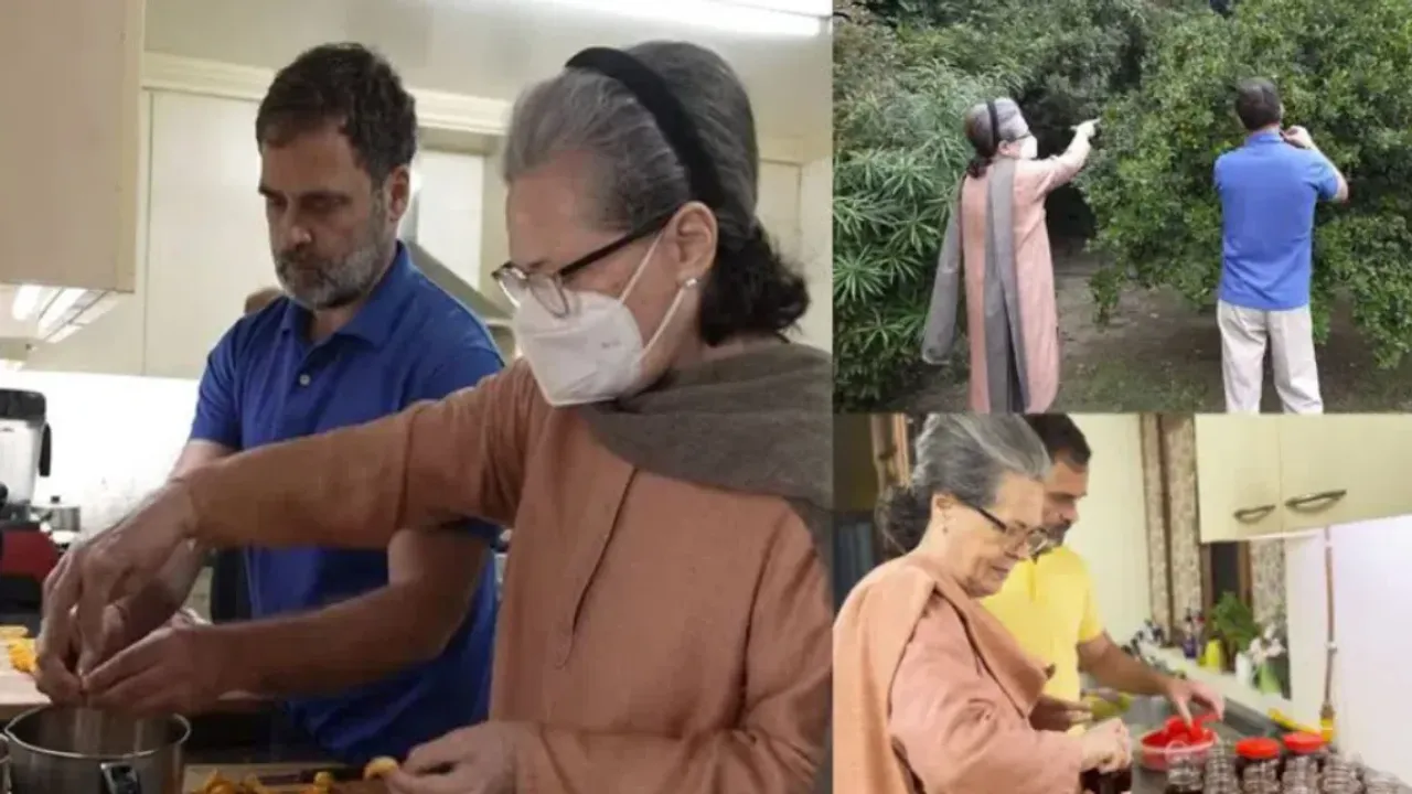 Rahul Gandhi: అమ్మ కు ప్రేమతో అంటూ ..గరిటె తిప్పిన రాహుల్‌ గాంధీ!