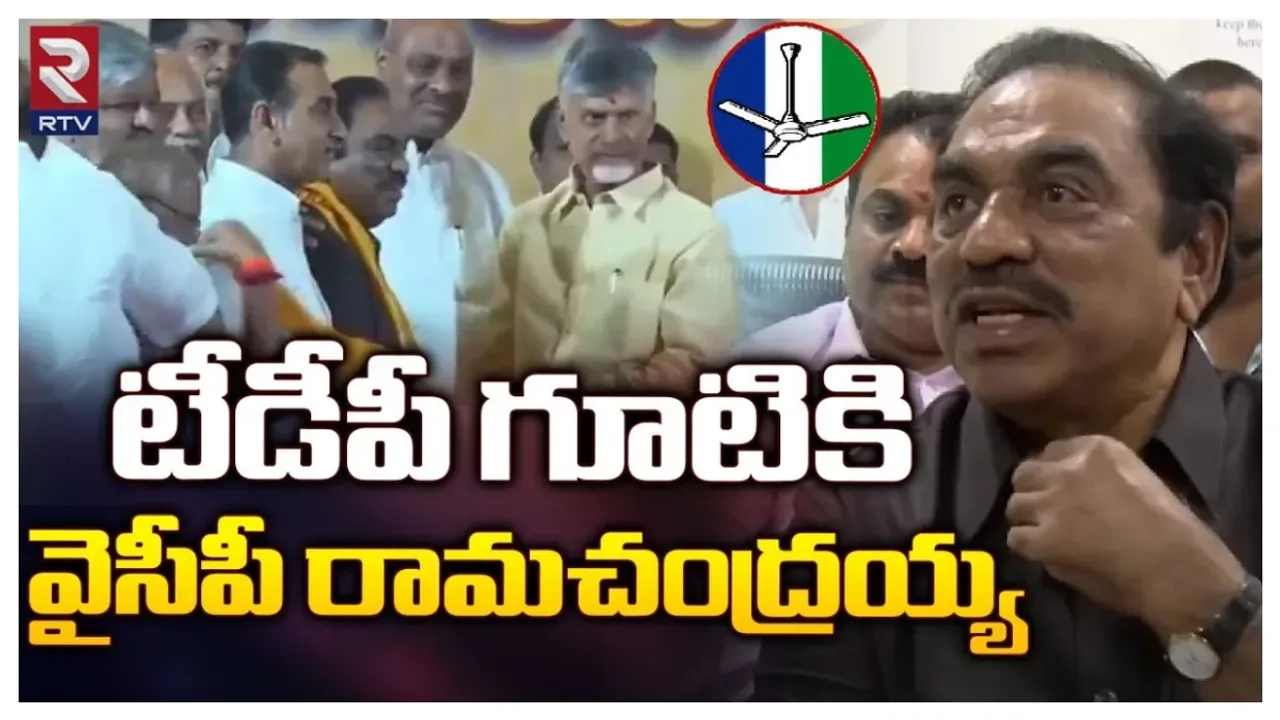 TDP: టీడీపీలో చేరిన దాడి వీరభద్రరావు, ఎమ్మెల్సీ రామచంద్రయ్య