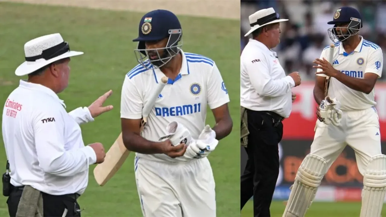 INDvsENG 2nd Test: అశ్విన్ తోనే ఆటలా...అంపైర్ కే రూల్స్ చెప్పాడుగా..!!