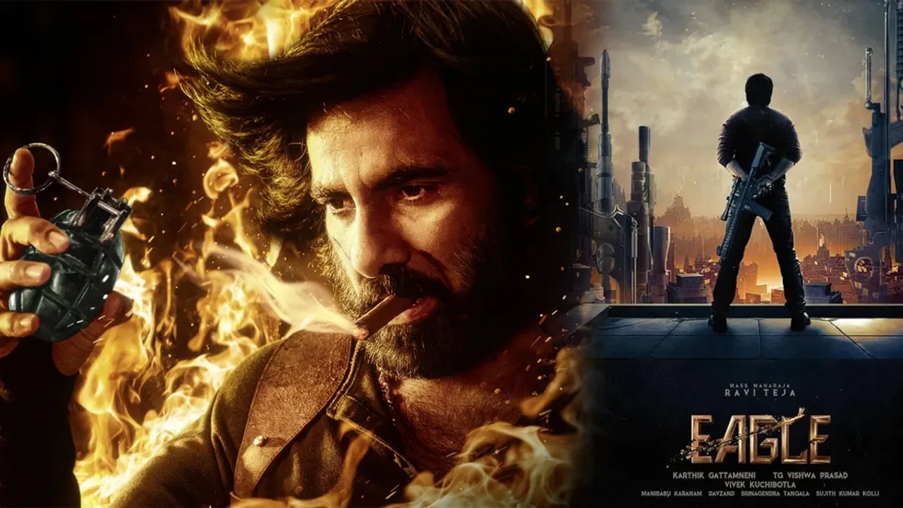 Eagle Movie Review : తుపాకీ రెక్కలతో.. మాస్ రచ్చ.. రవితేజ ఈగల్ 