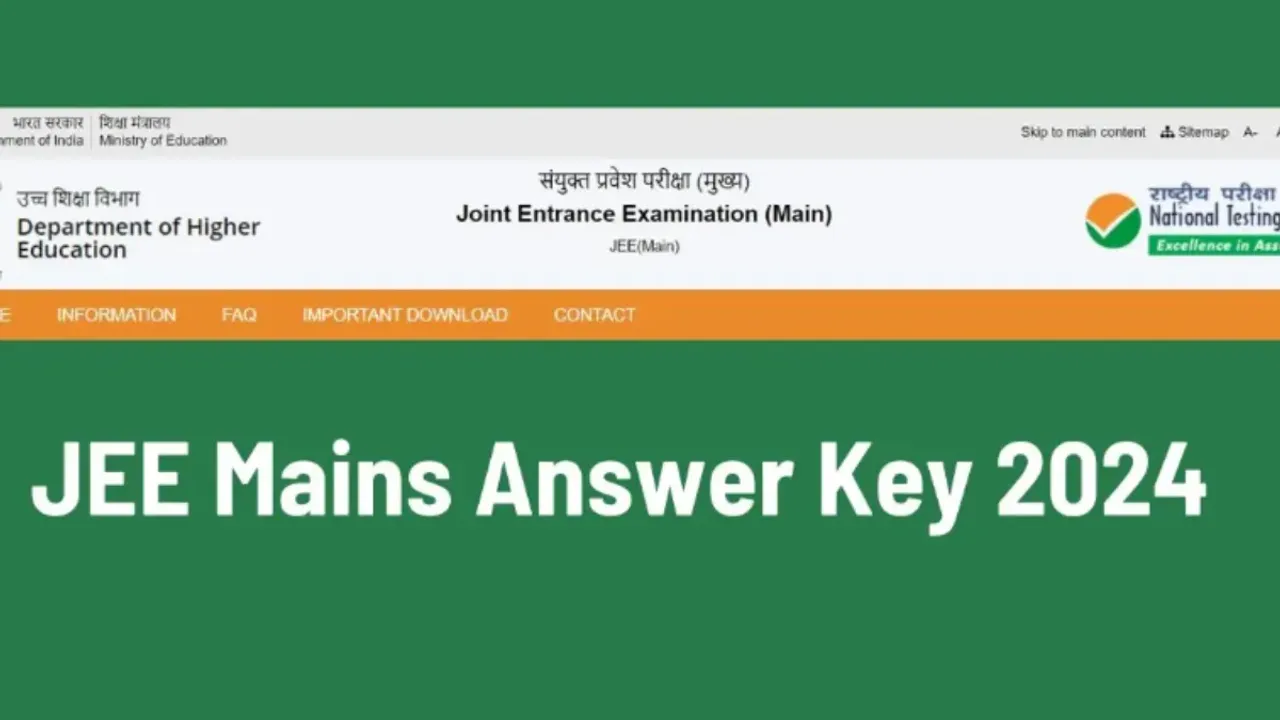 JEE Main 2024 Session-1 Answer Key:జేఈఈ మెయిన్ సెషన్-1 ప్రాథమిక కీ విడుదల
