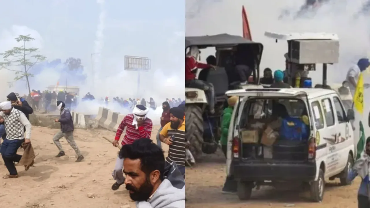 Delhi:రైతుల మీద మరోసారి టియర్ గ్యాస్...ఉద్రిక్తంగా ఢిల్లీ బోర్డర్లు