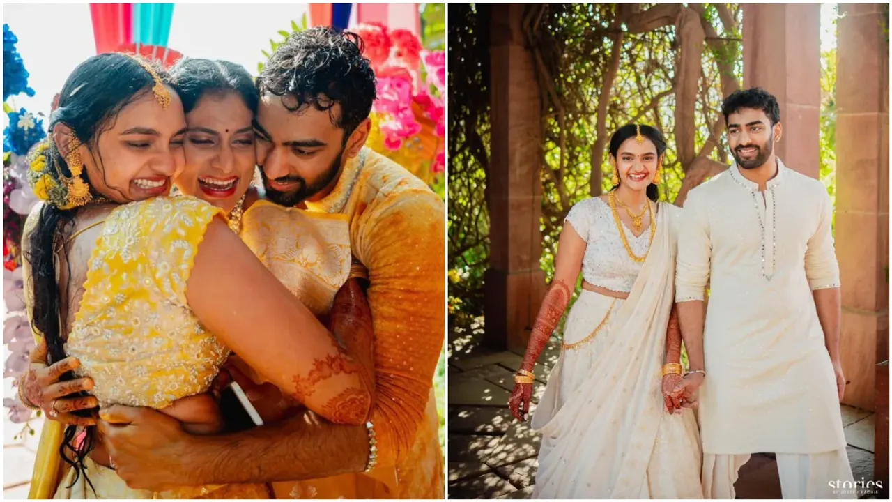 Sharmila son Haldi photos: షర్మిల కుమారుడు రాజారెడ్డి హల్దీ  వేడుకలు.. వైరలవుతున్న ఫొటోలు