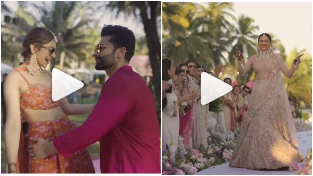 Rakul Preeth Wedding Video: వావ్..!  సినిమాకు మించి రకుల్ వెడ్డింగ్ వీడియో.. చూస్తే ఫిదా అవ్వాల్సిందే