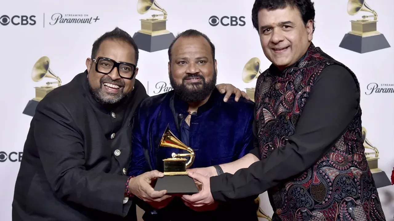 Grammy Awards : గ్రామీ అవార్డుల్లో శంకర్ మహదేవన్, జాకీర్ హుస్సెన్ జయకేతనం..