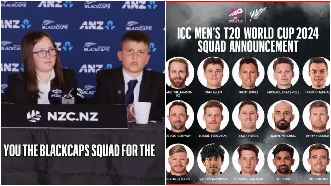 T20 WC 2024 : కివీస్ తుది జట్టును ప్రకటించిన చిన్నారులు.. వీడియో వైరల్