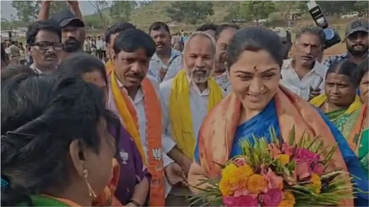 Kushboo: అరకులోయకు సినీ నటి కుష్బూ.. బీజేపీ తరఫున ప్రచారం..!