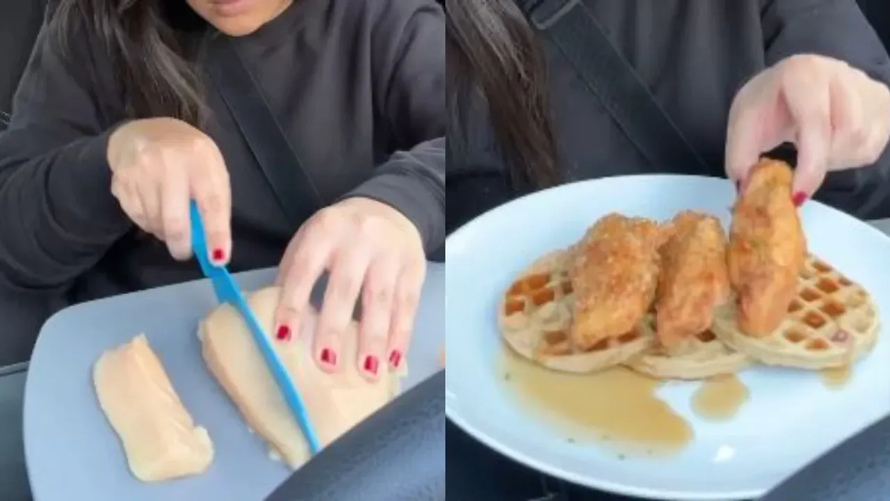 Viral Video: కారులోనే కుకింగ్‌.. ఏకంగా KFC చేసిన యువతి